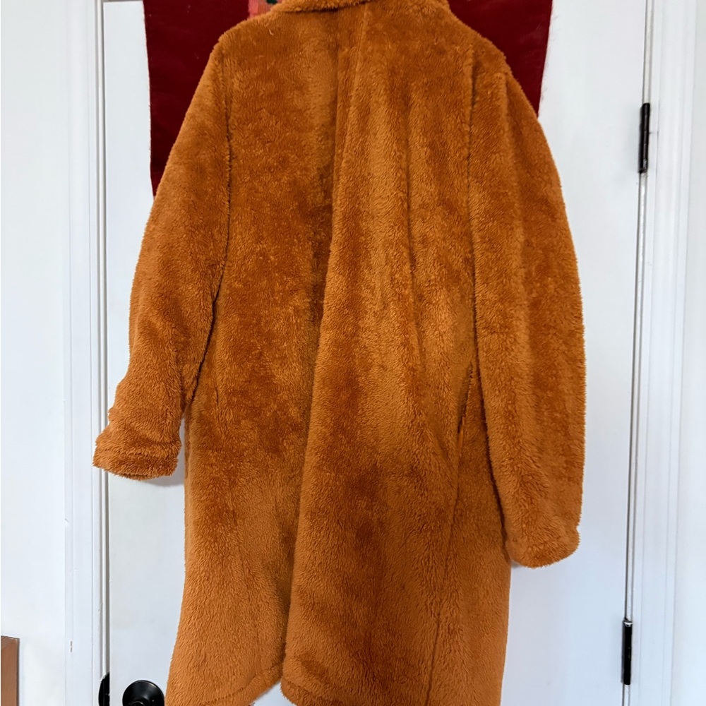 Cozy Tan Teddy Coat